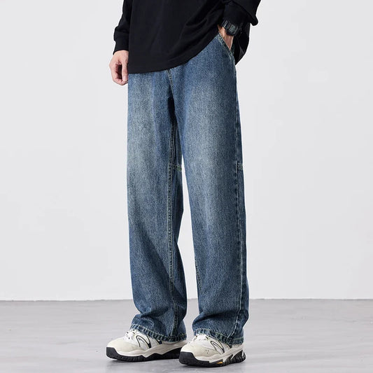 Grant Wide-Leg Denim Jeans