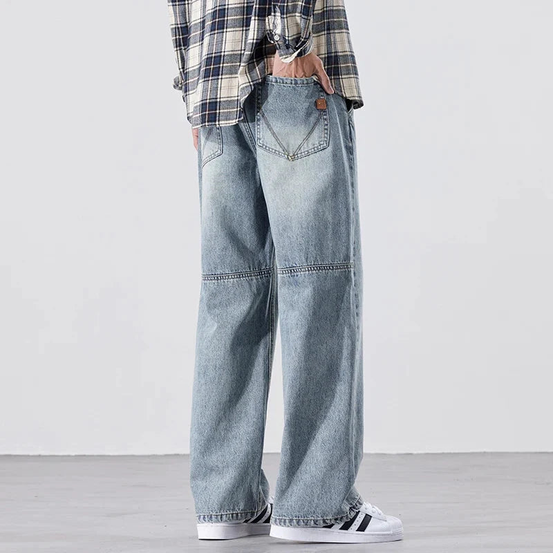 Grant Wide-Leg Denim Jeans