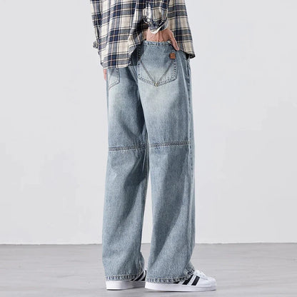 Grant Wide-Leg Denim Jeans