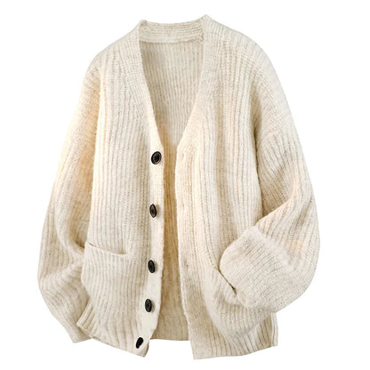 Nathaniel | Relaxed-Fit V-Neck Cardigan