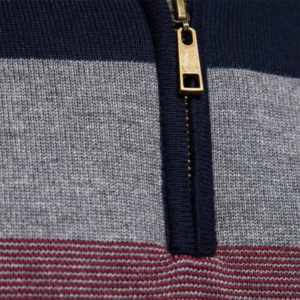 Burk Stylish Quarter-Zip Sweater