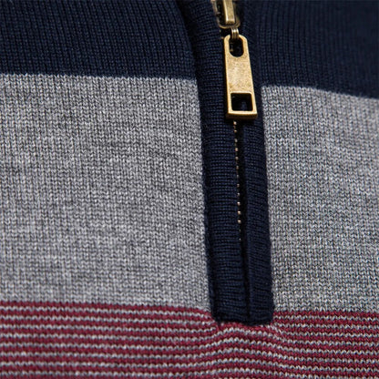 Burk Stylish Quarter-Zip Sweater