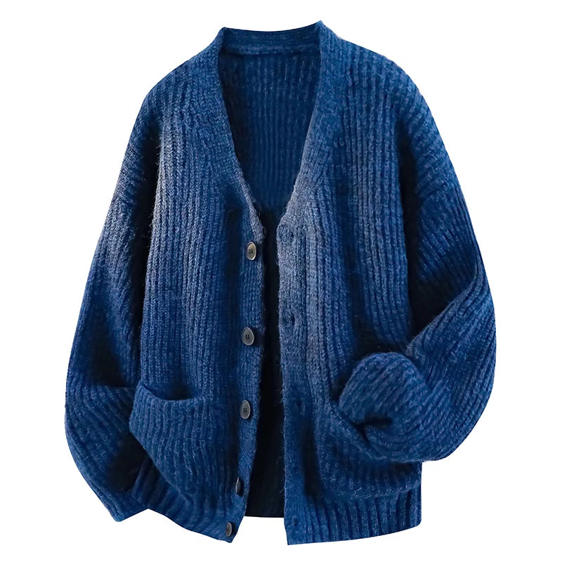 Nathaniel | Relaxed-Fit V-Neck Cardigan