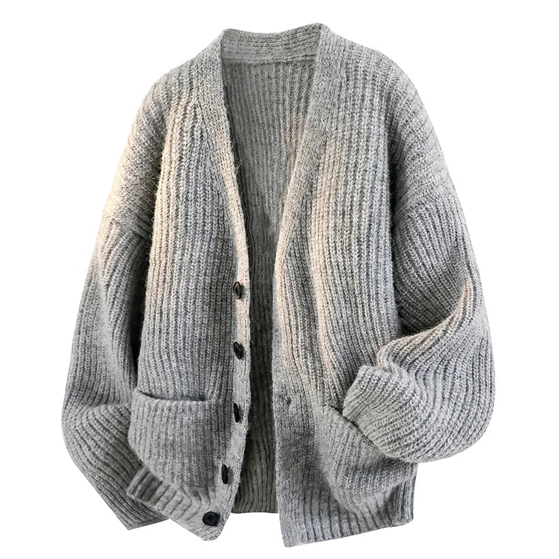 Nathaniel | Relaxed-Fit V-Neck Cardigan
