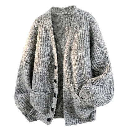 Nathaniel | Relaxed-Fit V-Neck Cardigan
