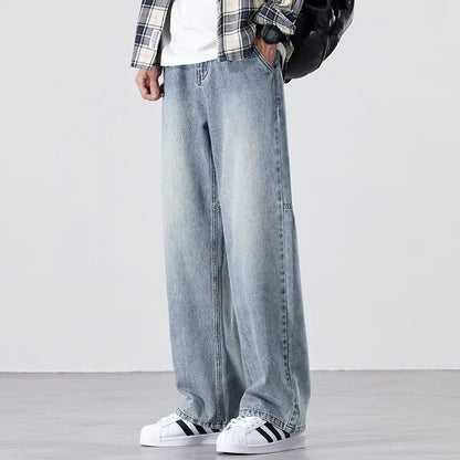 Grant Wide-Leg Denim Jeans