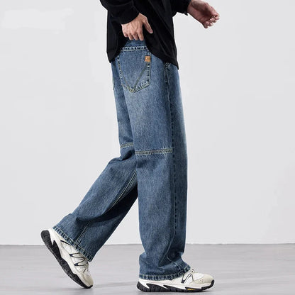 Grant Wide-Leg Denim Jeans