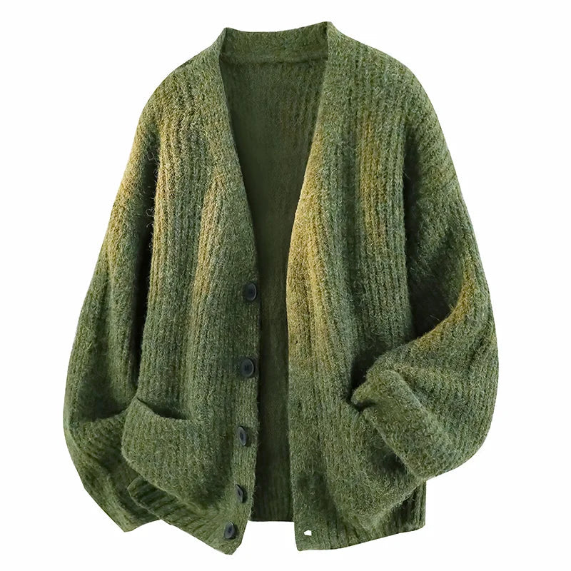 Nathaniel | Relaxed-Fit V-Neck Cardigan