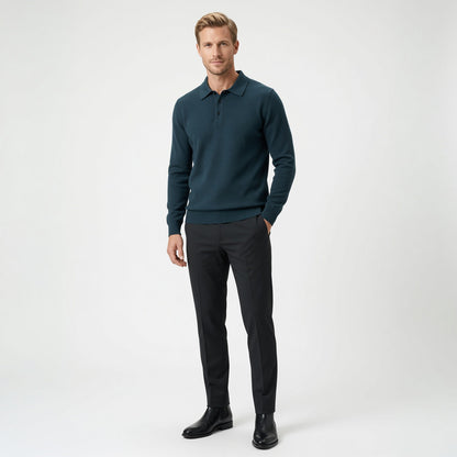Trey Premium Cashmere Polo Sweater
