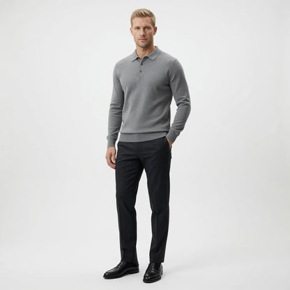 Trey Premium Cashmere Polo Sweater