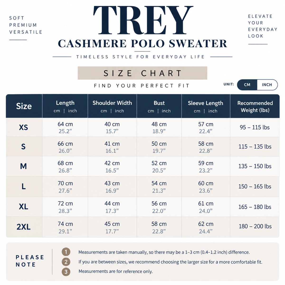 Trey Premium Cashmere Polo Sweater