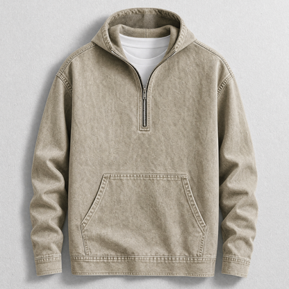 Carter Denim Hoodie – Stylish Casual Jacket for Everyday Wear