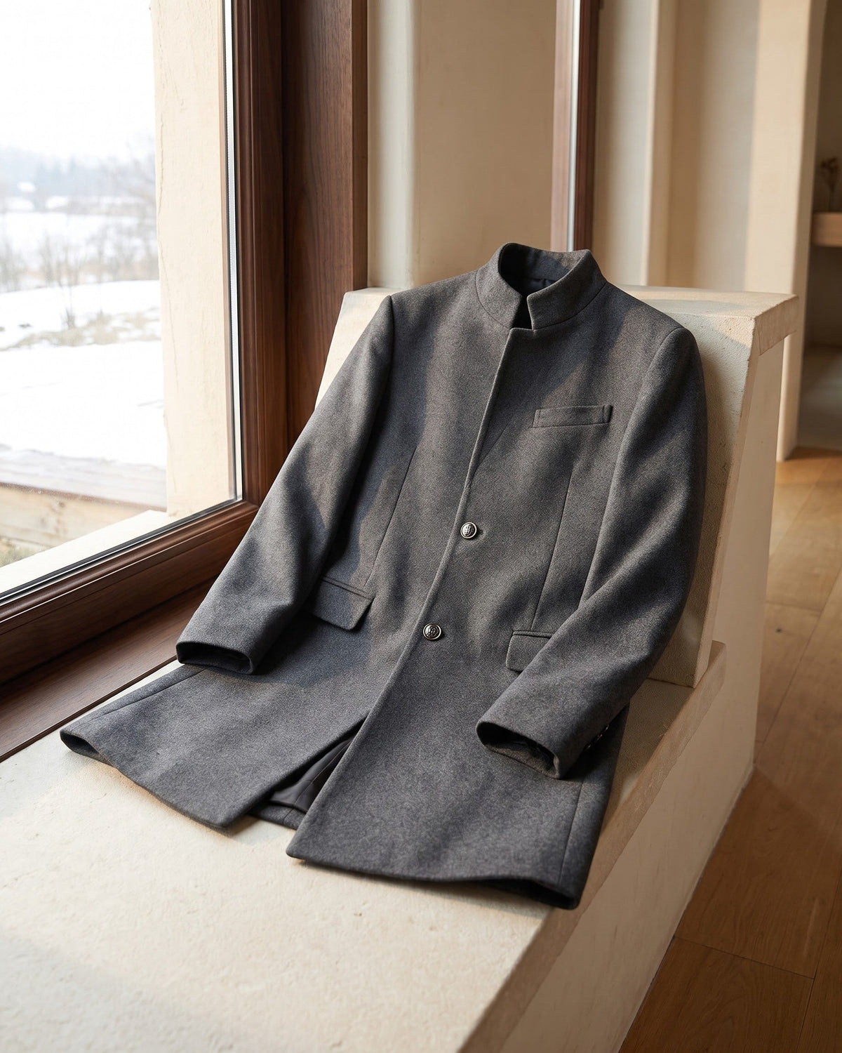Sergio Premium Wool Overcoat