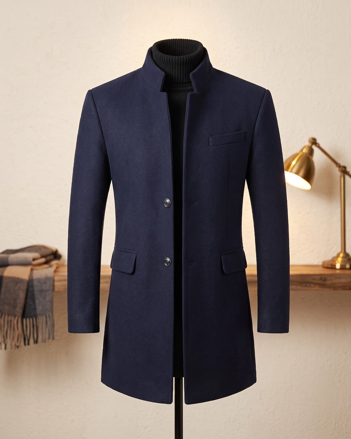 Sergio Premium Wool Overcoat