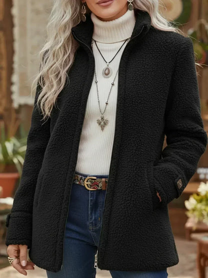 Lorraine | Longline Zip-Up Jacket