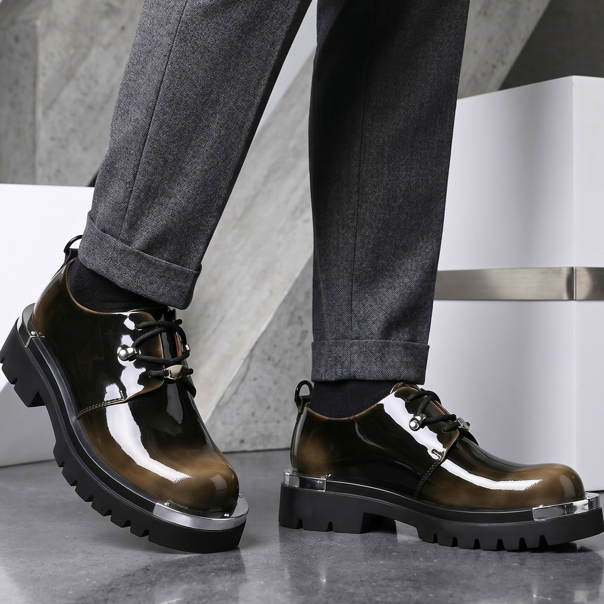 Sterling Carter Premium Leather Derby Shoes