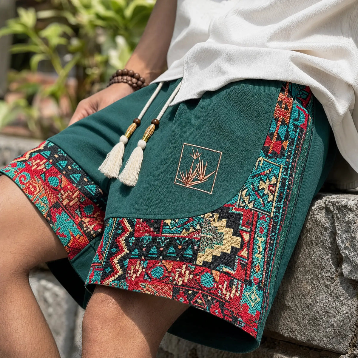 Nomad Tapestry Print Shorts