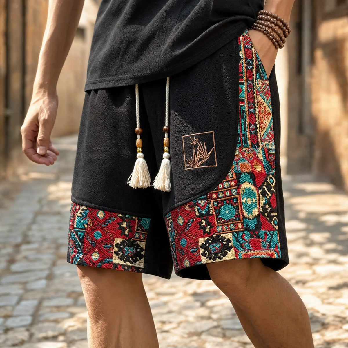 Nomad Tapestry Print Shorts