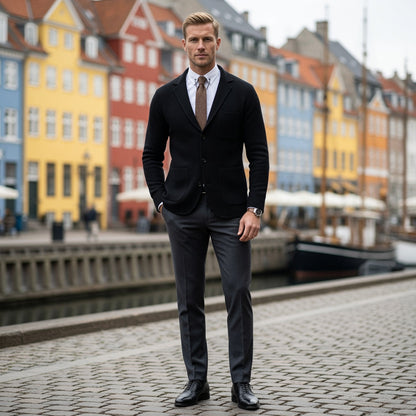 DARRON Stylish Casual Knit Blazer