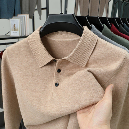 Trey Premium Cashmere Polo Sweater