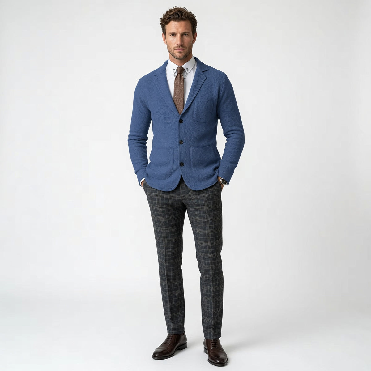 DARRON Stylish Casual Knit Blazer