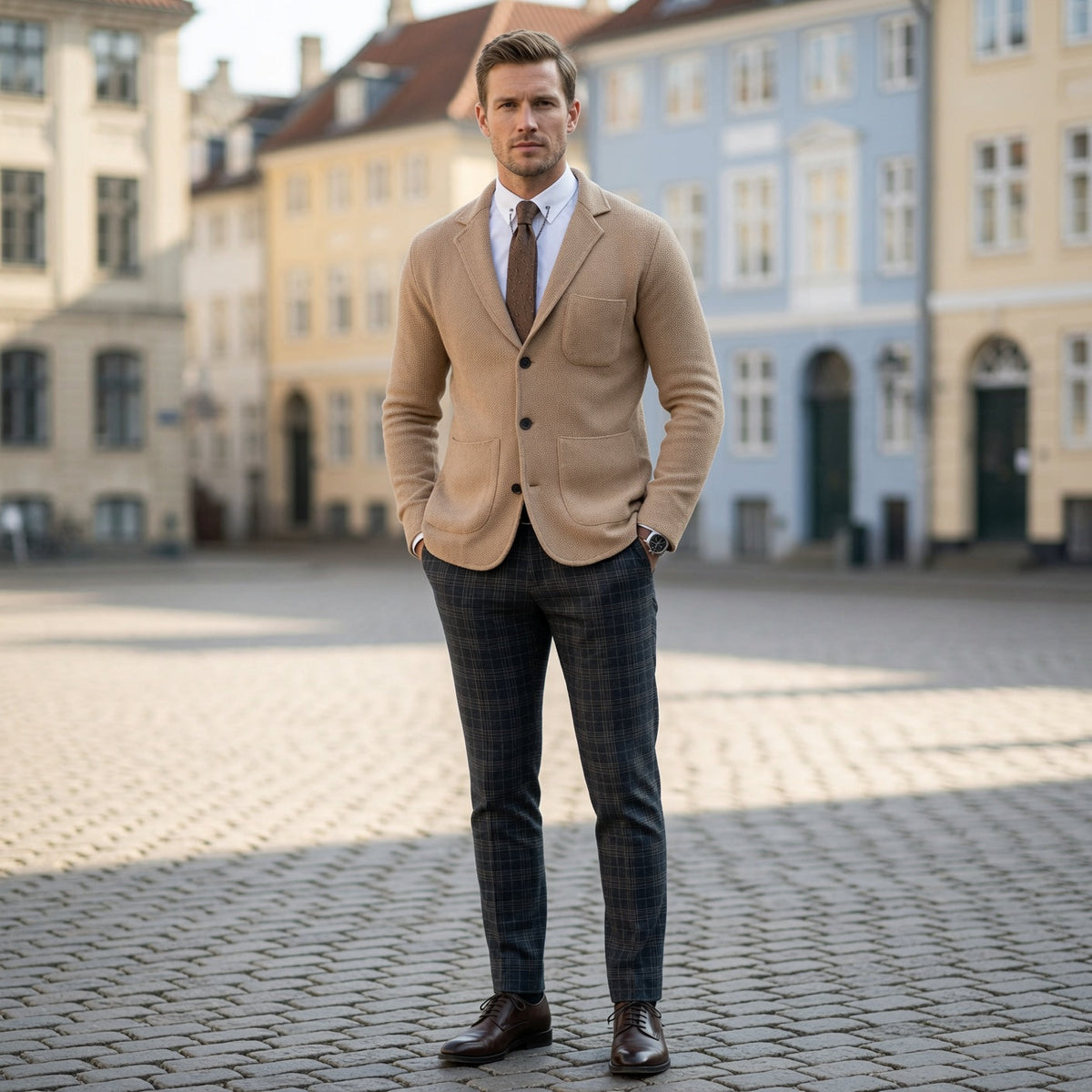 DARRON Stylish Casual Knit Blazer