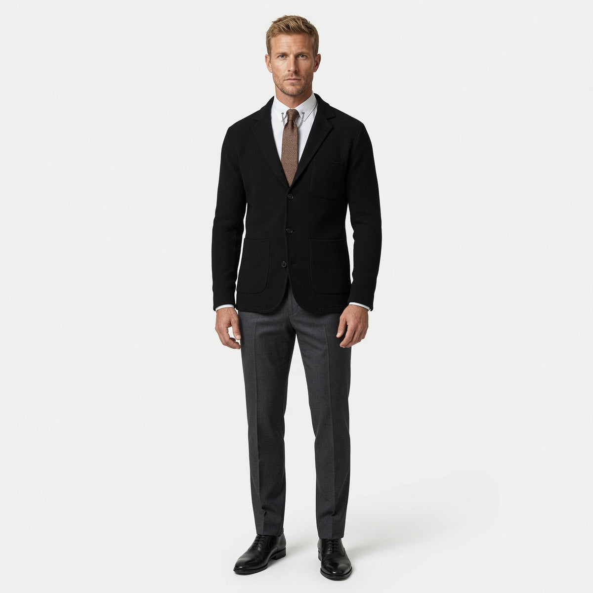 DARRON Stylish Casual Knit Blazer