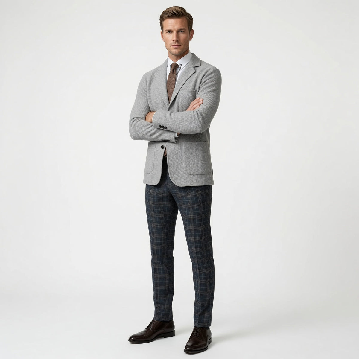 DARRON Stylish Casual Knit Blazer