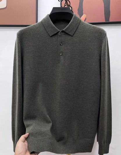 Trey Premium Cashmere Polo Sweater