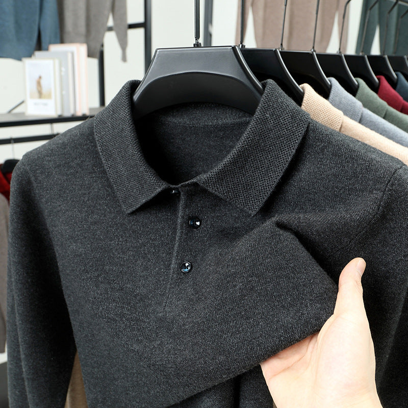 Trey Premium Cashmere Polo Sweater