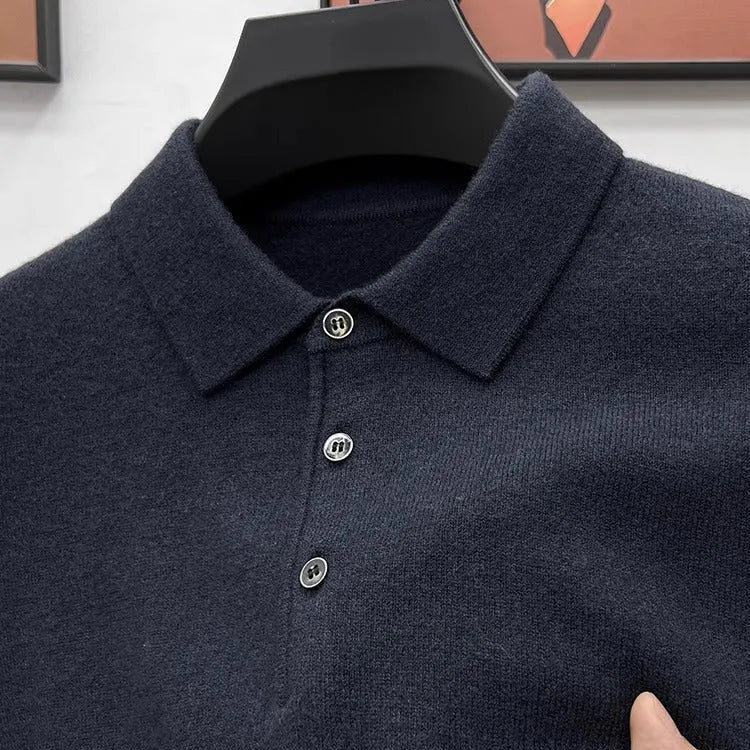 Trey Premium Cashmere Polo Sweater