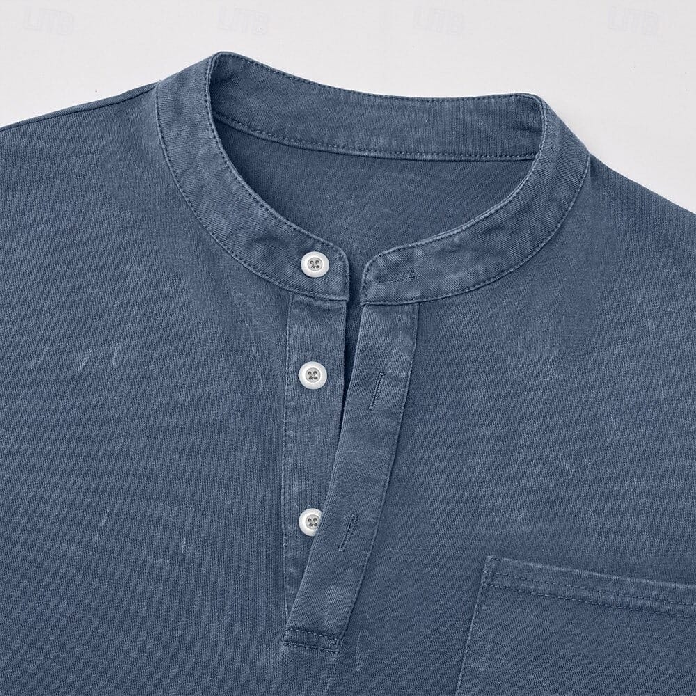 Saltwater Long-Sleeve Henley Shirt