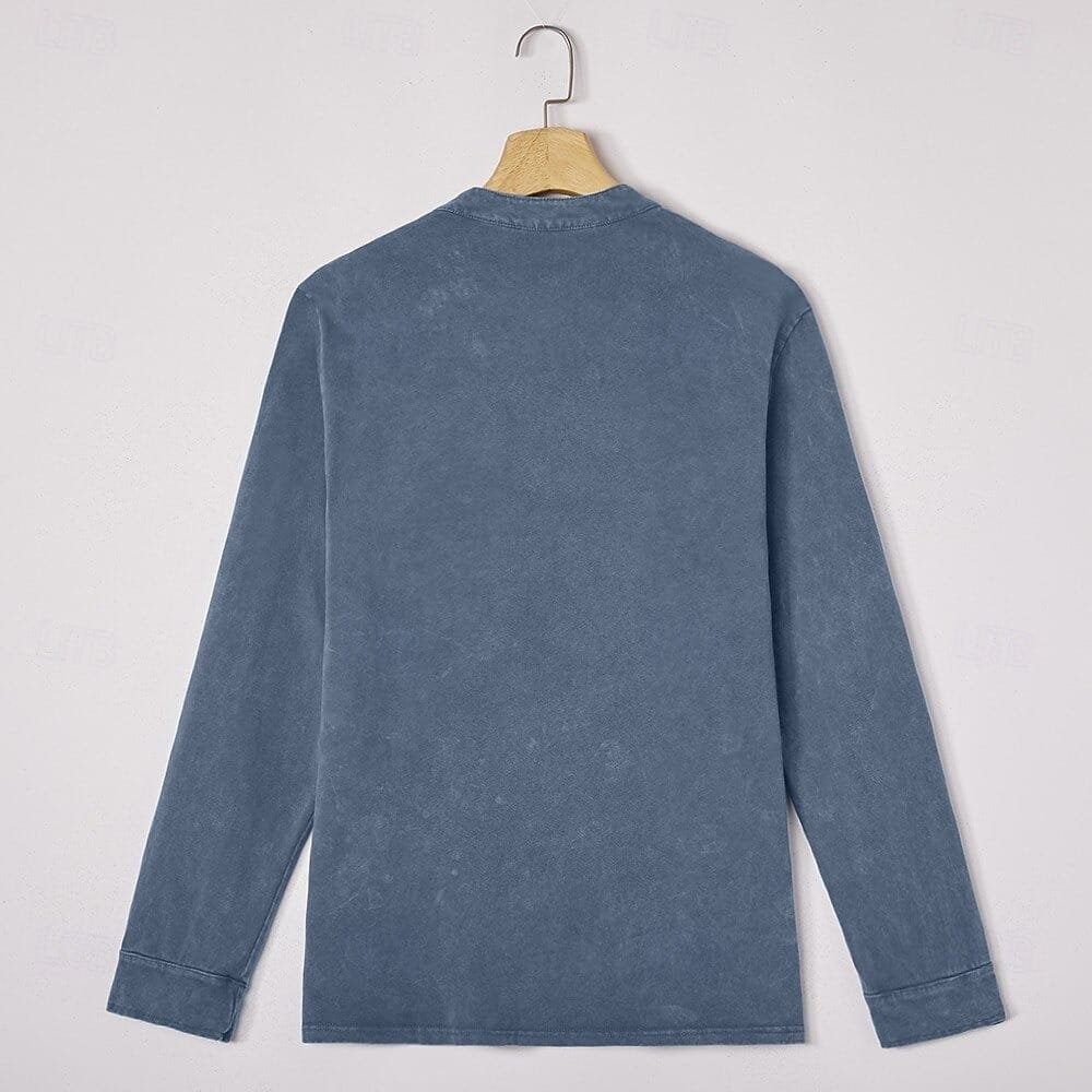 Saltwater Long-Sleeve Henley Shirt