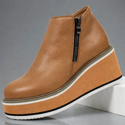 Giselle Stylish Wedge Boots